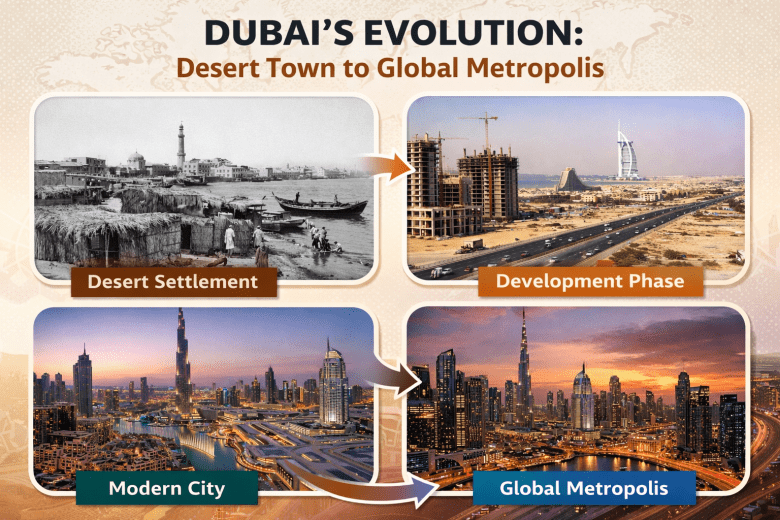 Dubai’s Evolution from Desert Town to Global Metropolis